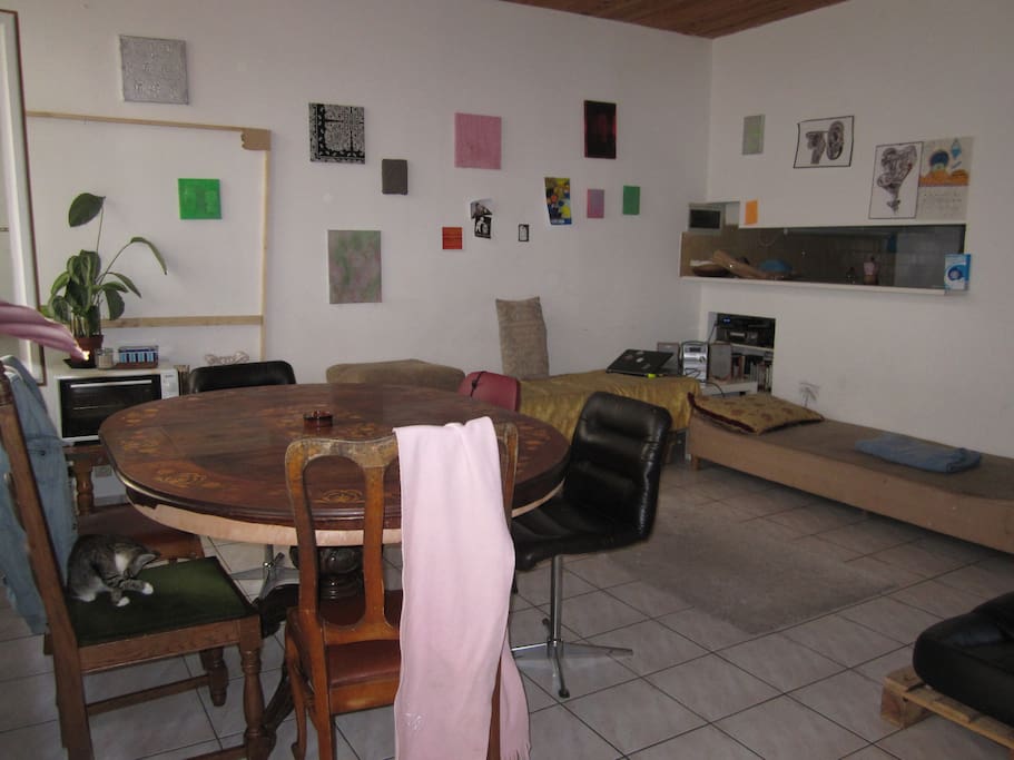 Salon cosy de +- 25m2