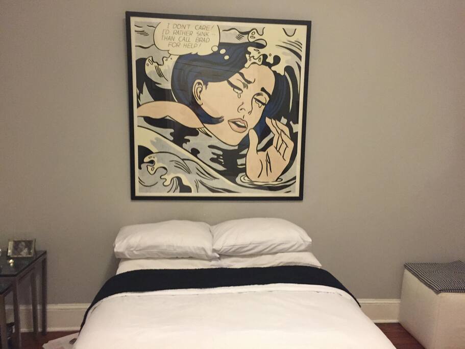Single bedroom with double bed