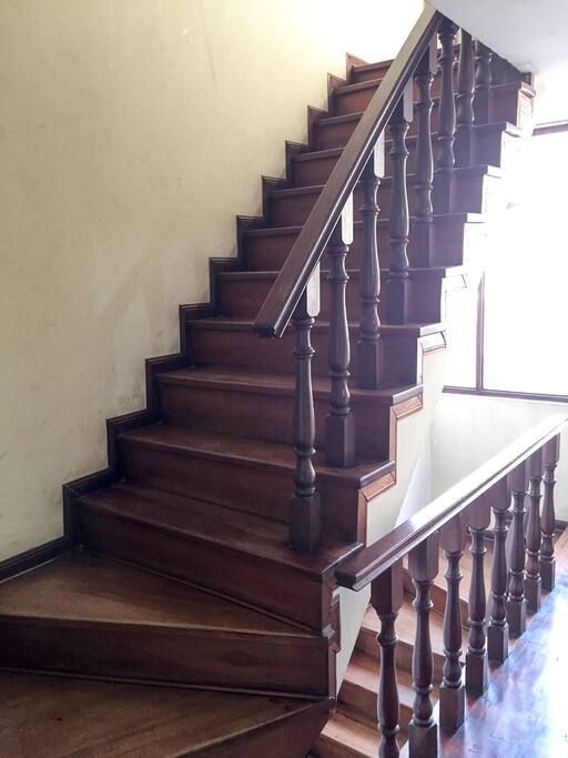You'll need to climb one flight of stairs to reach your room.