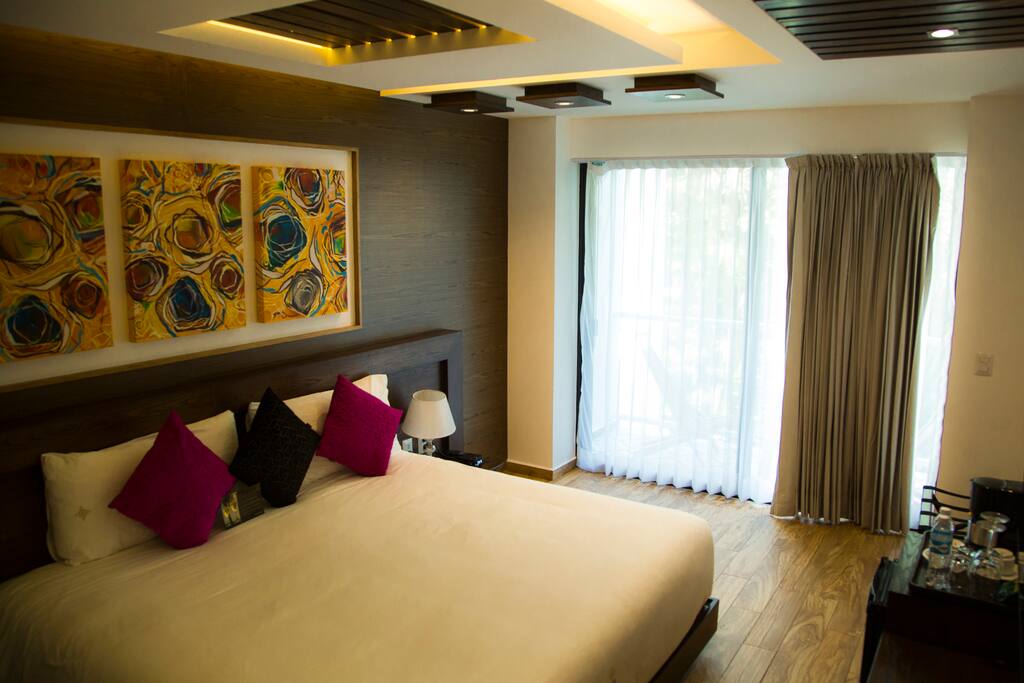 Room with terrace.