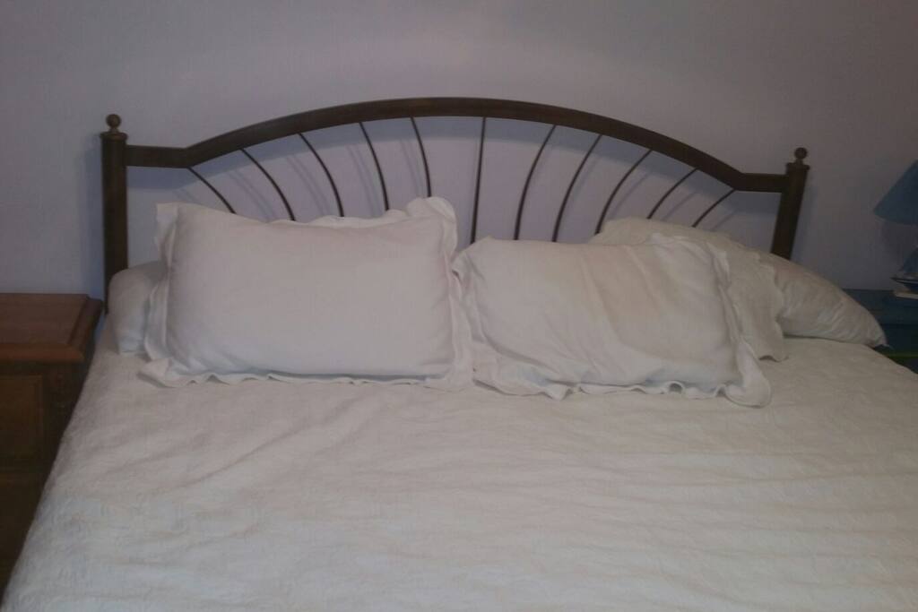 1st Floor bedroom King Bed shared bath