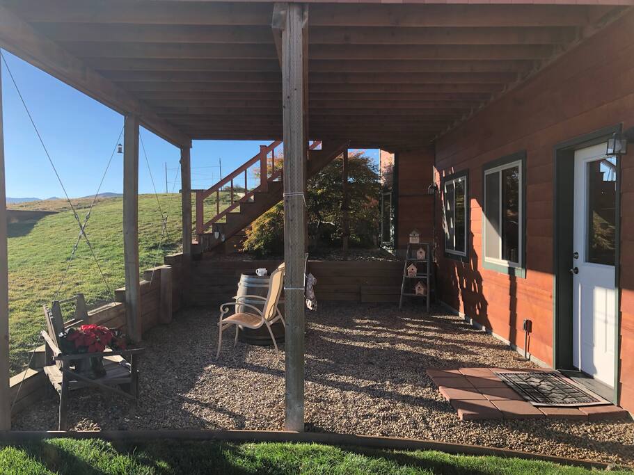 Private entry and patio just for your use