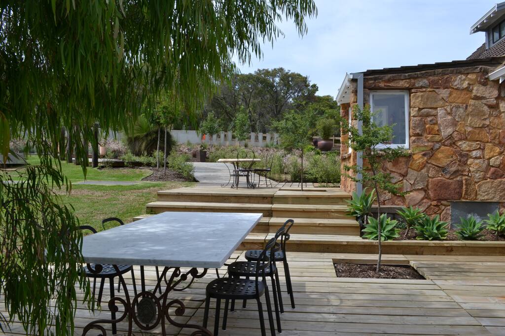 Outdoor dining table