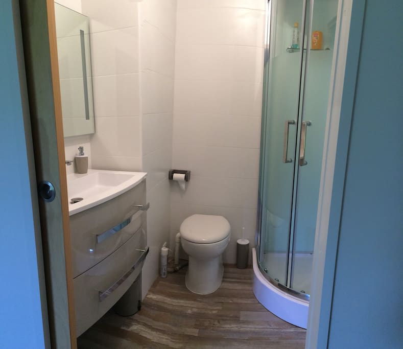 Salle d'eau et wc privés