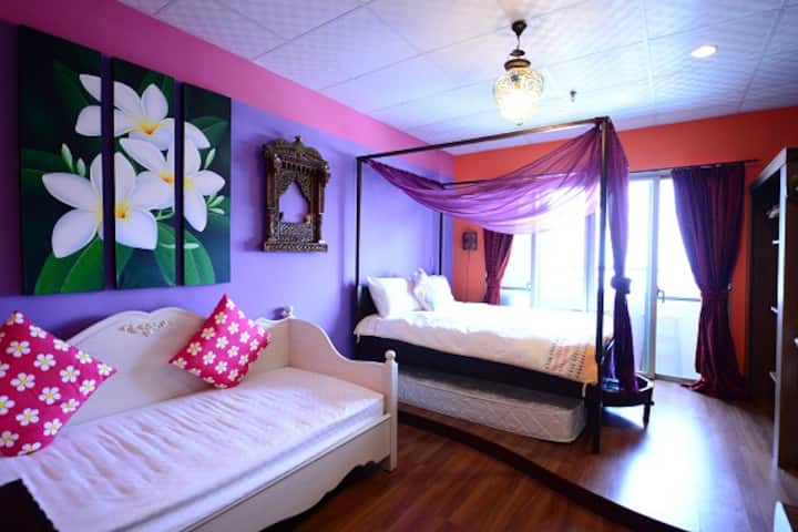 Bali styled sea view double room