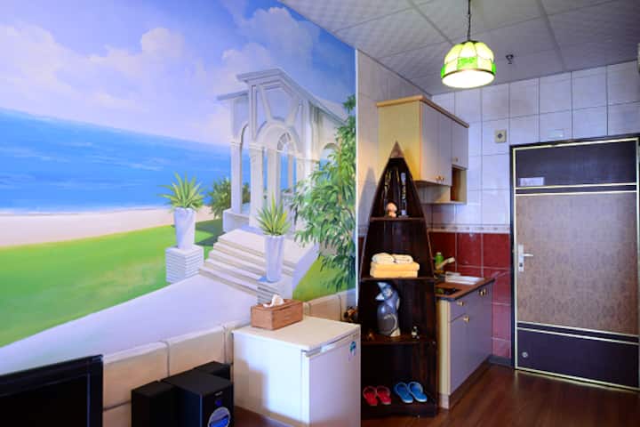 Bali styled sea view double room