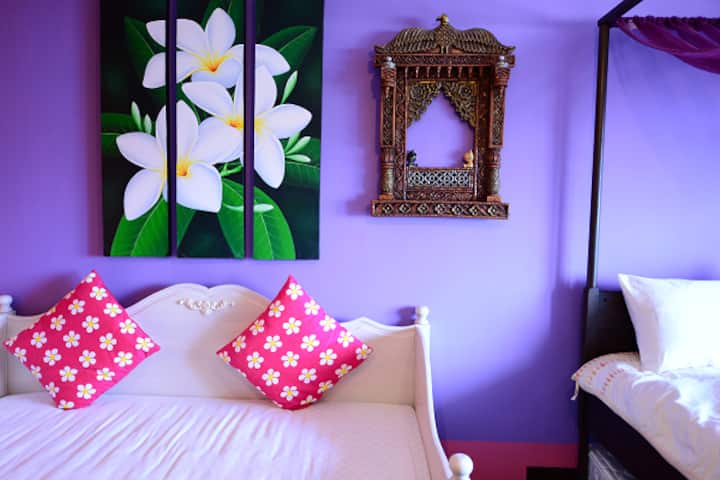 Bali styled sea view double room