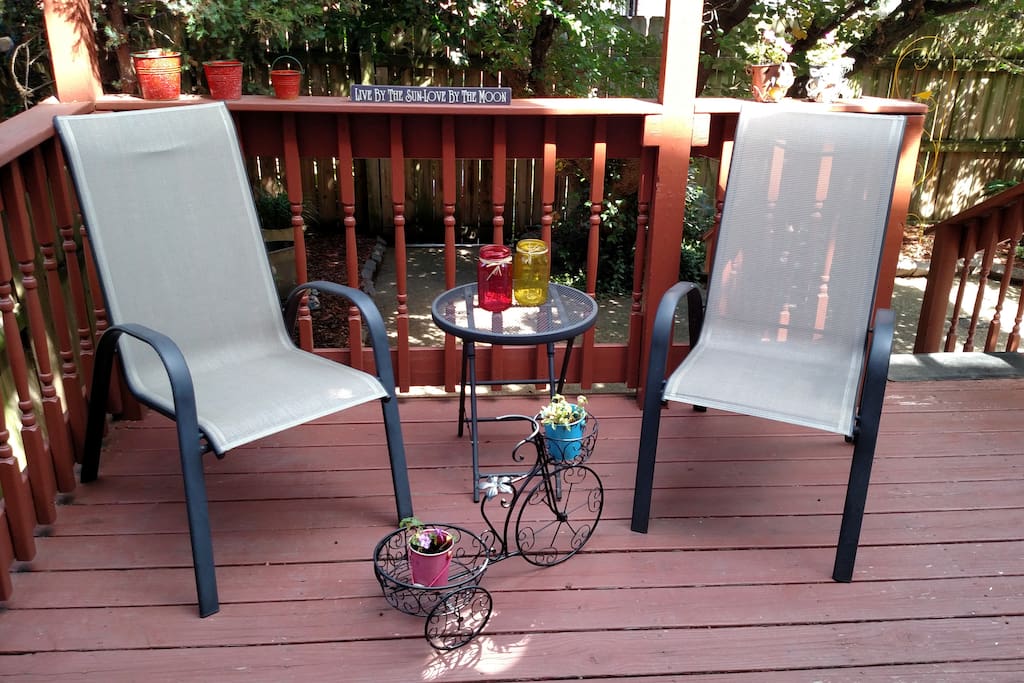 Back patio area