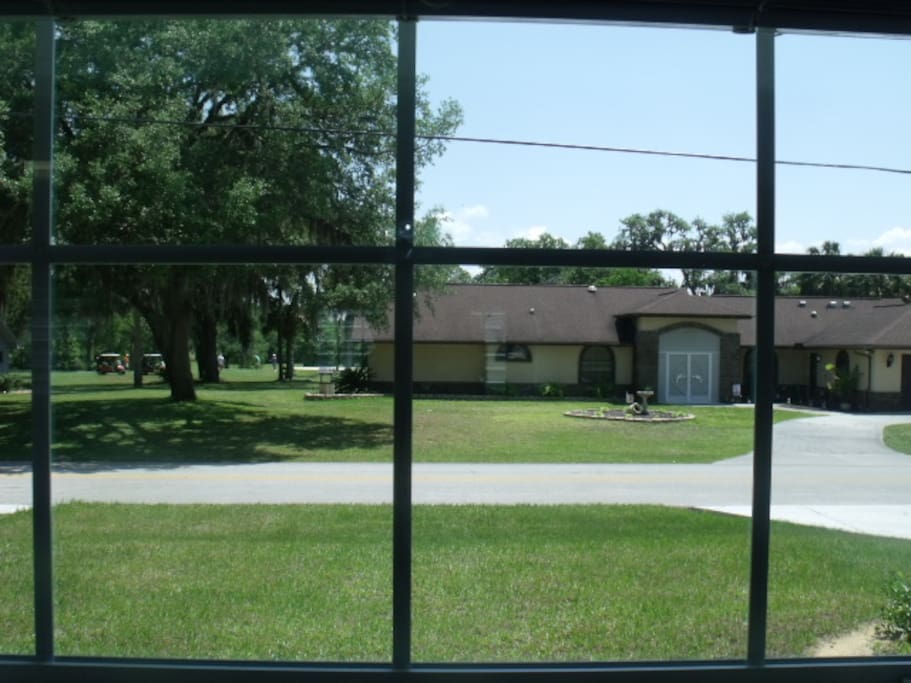 The view from the main bedroom. Nice neighborhood!