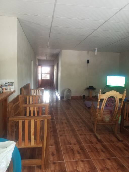 Sala y pasillo