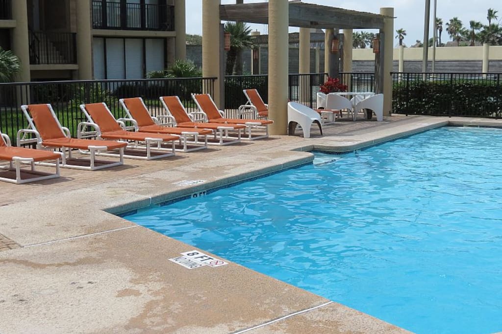 One of two pools