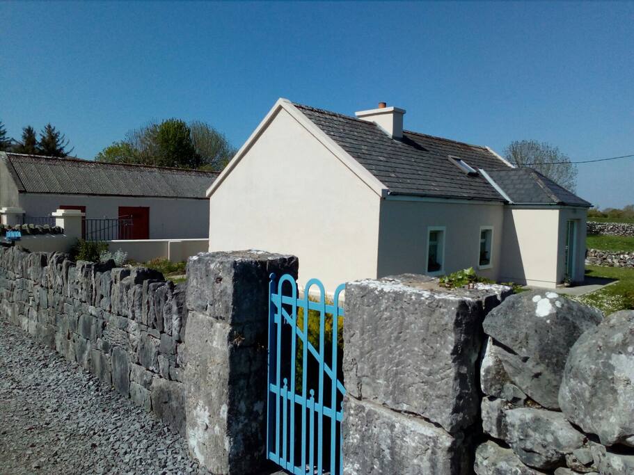 front of cottage