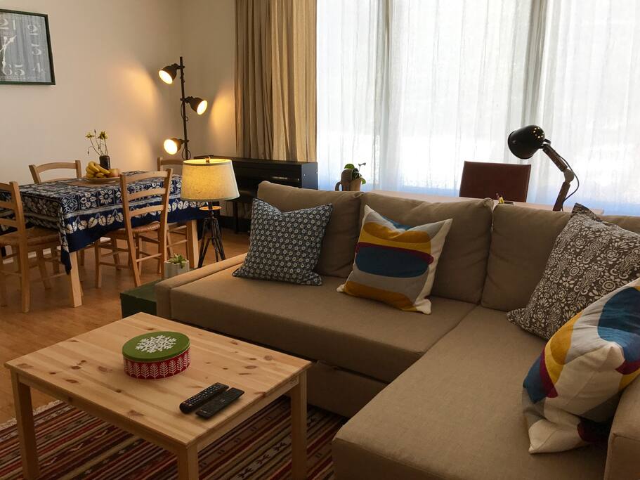 Cozy living space.