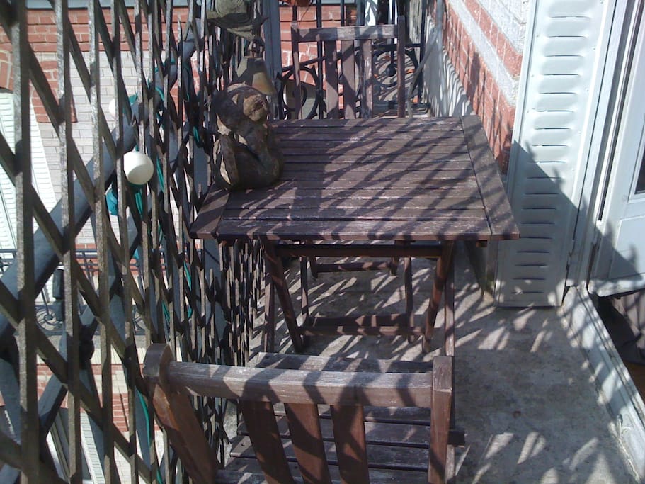 Balcon ensoleillé