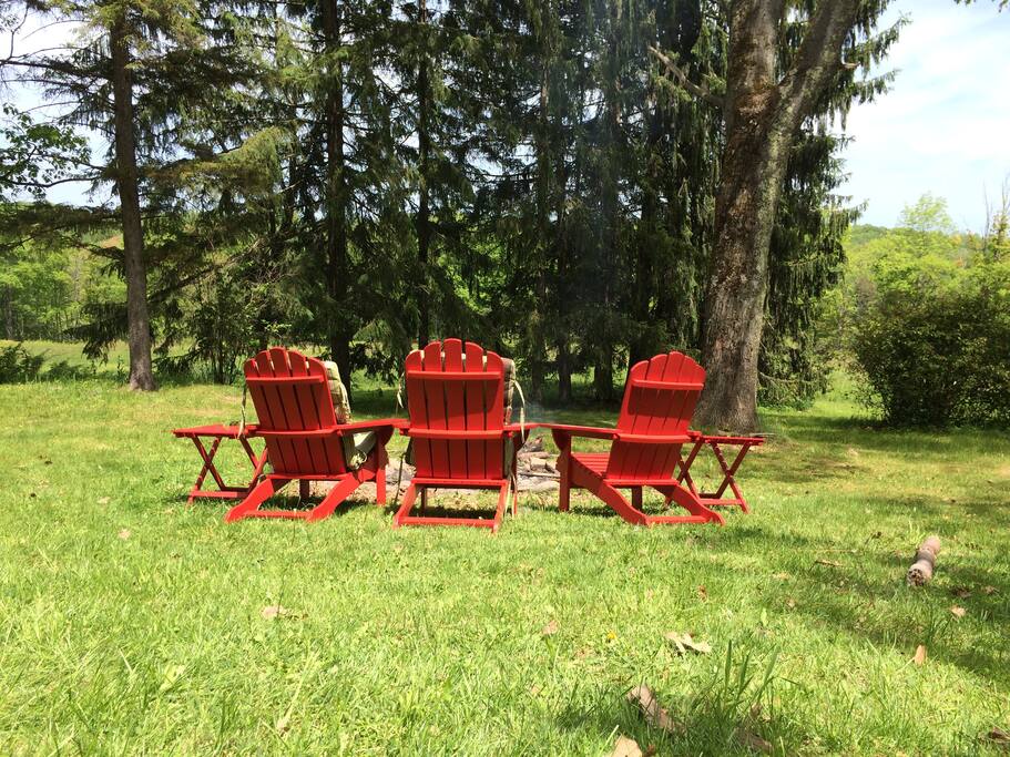 Ready to relax around the firepit?