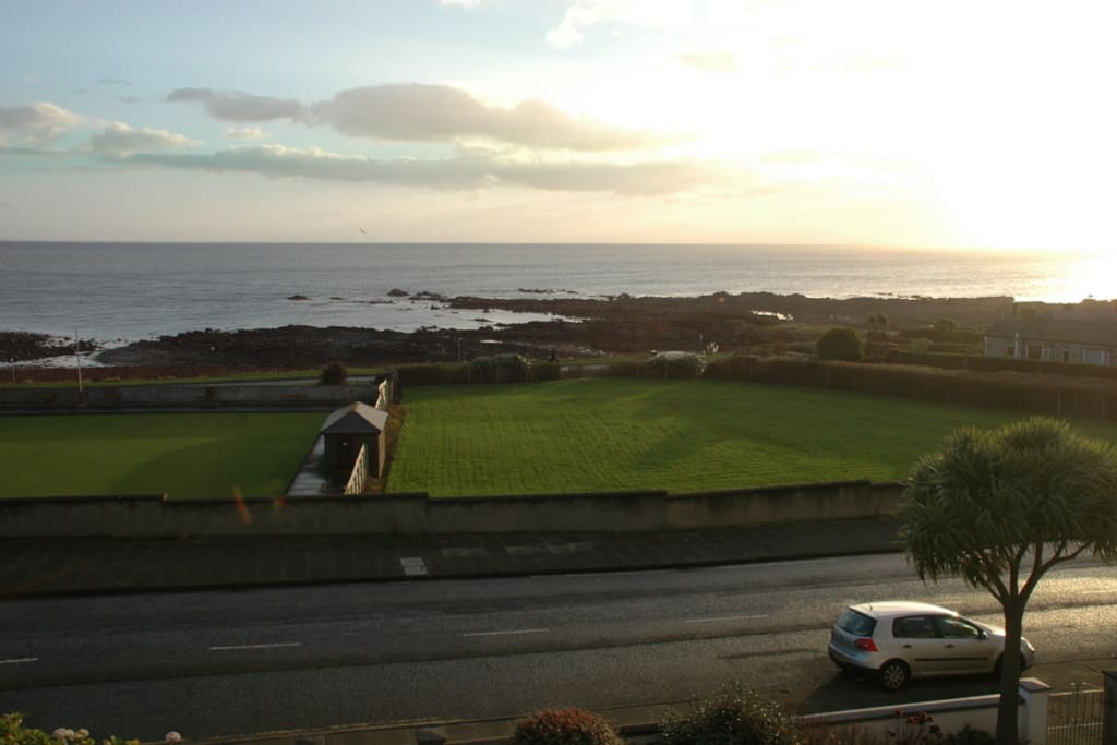 View from top floor double room