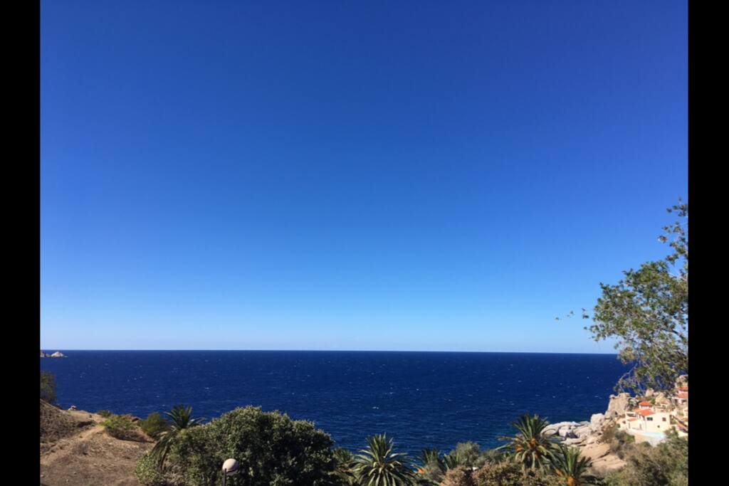 Vue depuis la terrasse - cuisine
