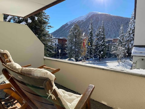 Alpine Chic Studio - Davos (with Sauna & Pool)