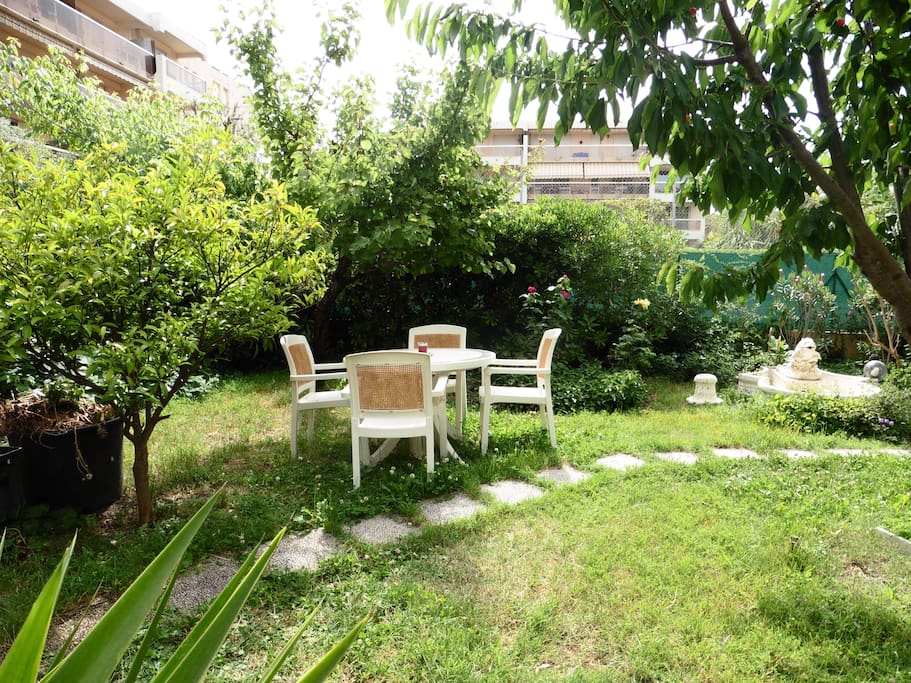 Jardin privatif de 150m2