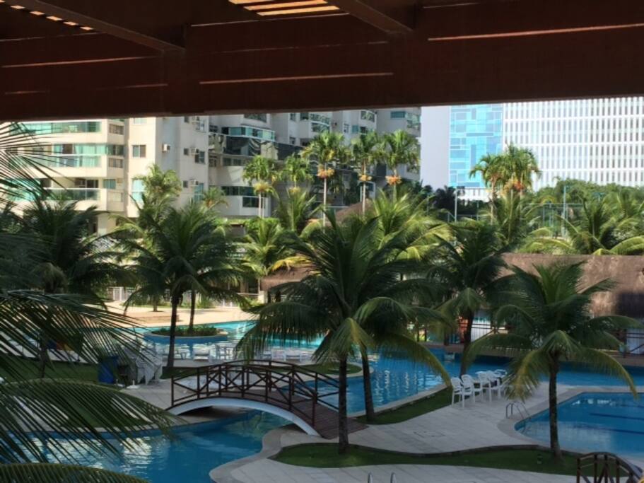 Área de lazer arborizada