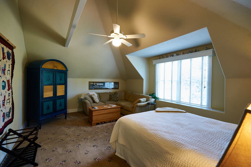 TV in armoire (Charter Cable with HBO and Showtime and wireless internet access)