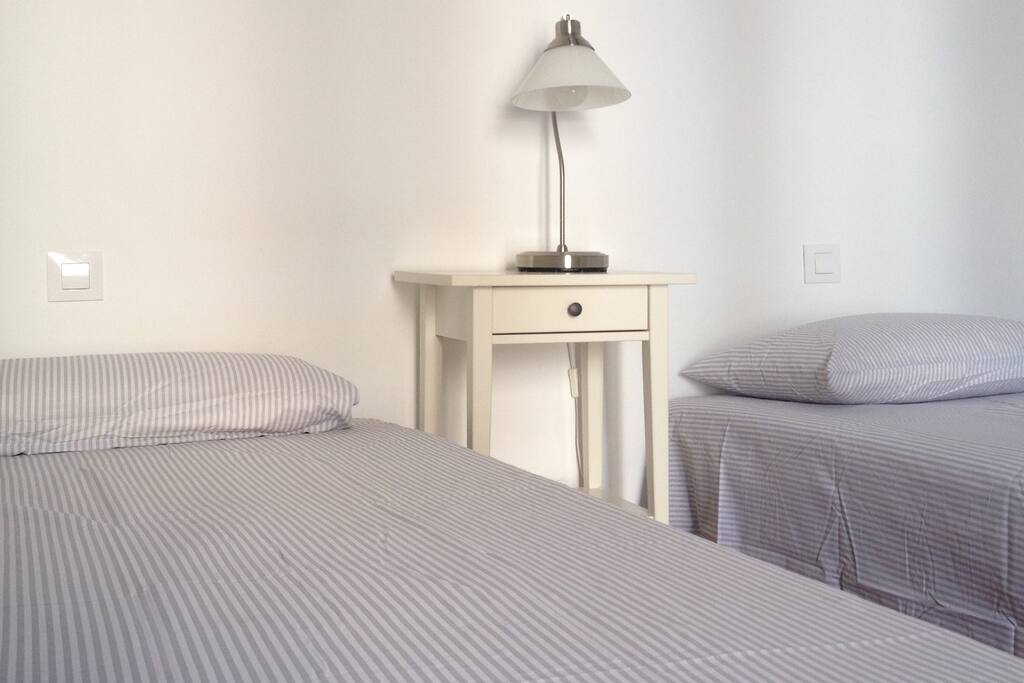 Beds in the room
