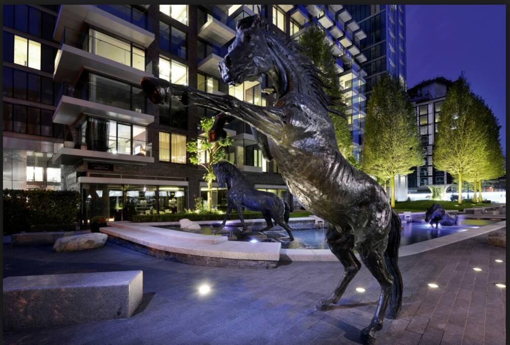 Outside horse square