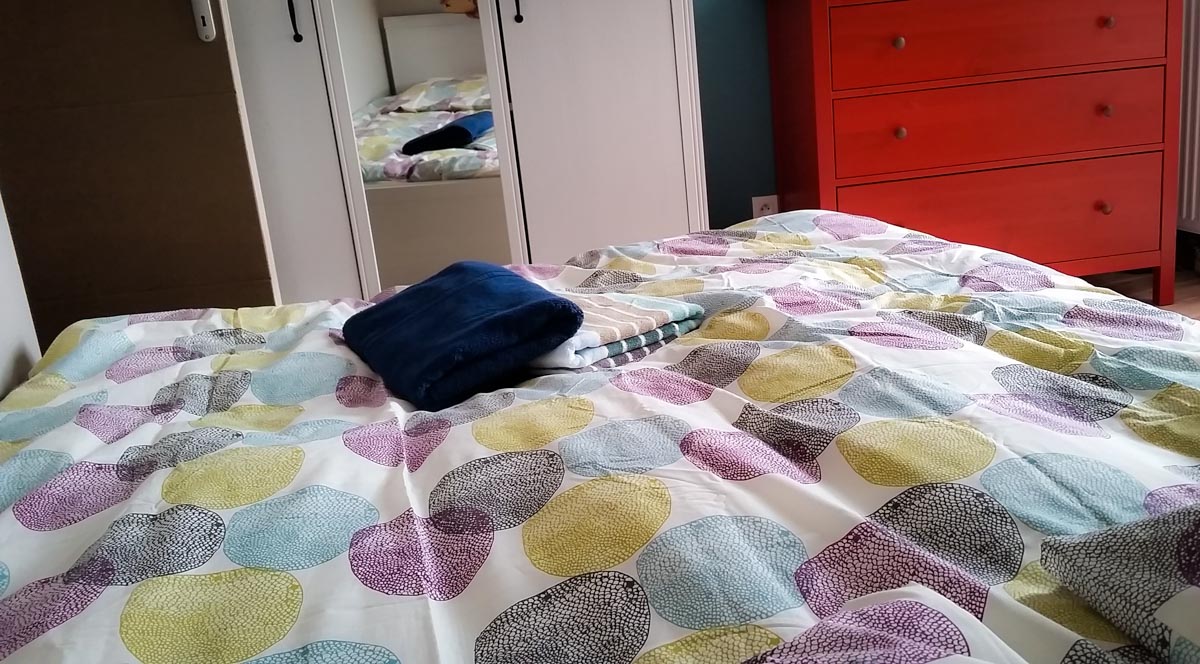 غرفة نوم 2 مع سرير مزدوج