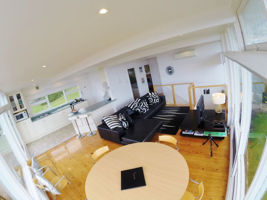 Lounge dining kitchen