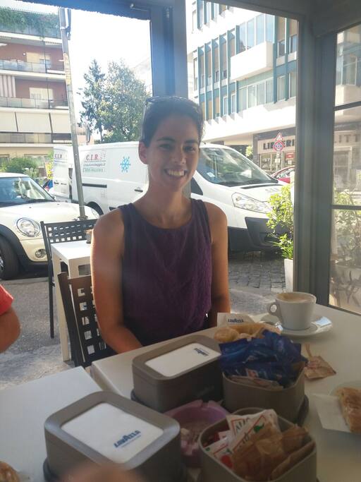 One of the lovely guest during breakfast