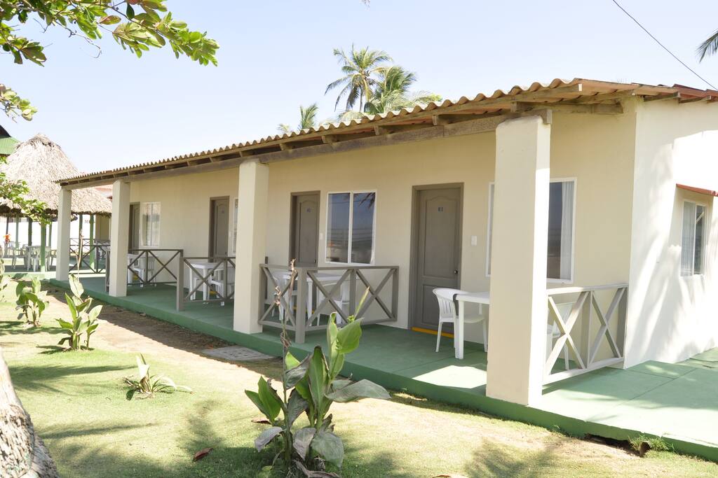 habitaciones frente al mar
