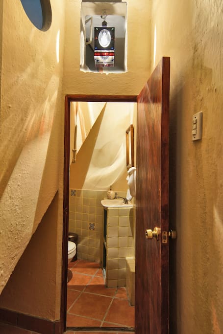 1/2 bath on ground floor.