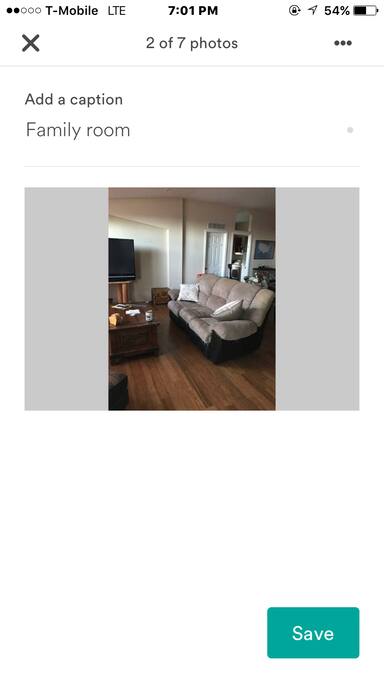 Shared living room.