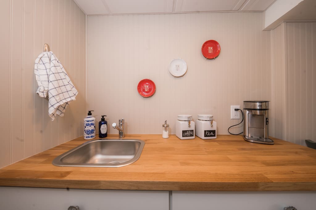 The Kitchenette has everything you could need for your nice getaway!