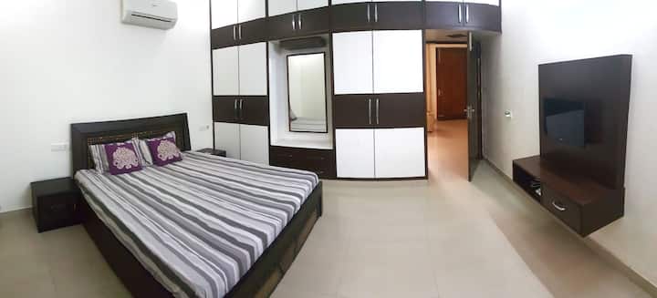 Bedroom 2 with Ensuite and all facilities. AC / LCD / DTH
