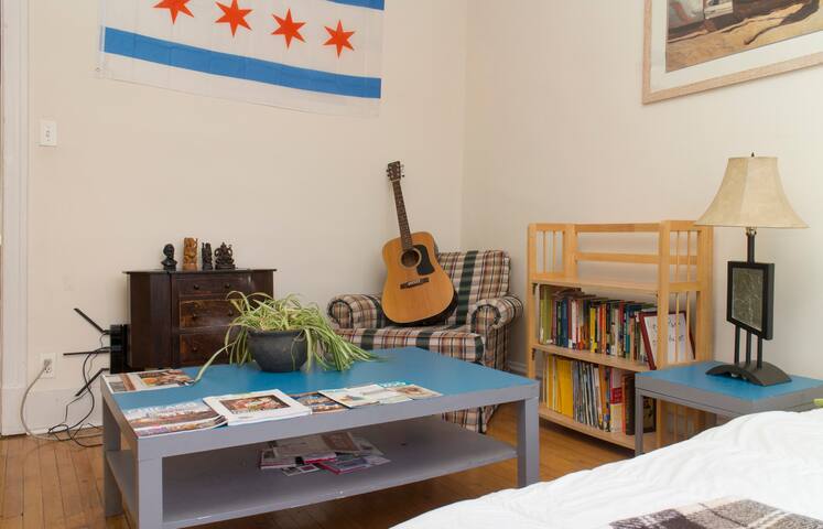 Futon Steps Away From 6 Corners
