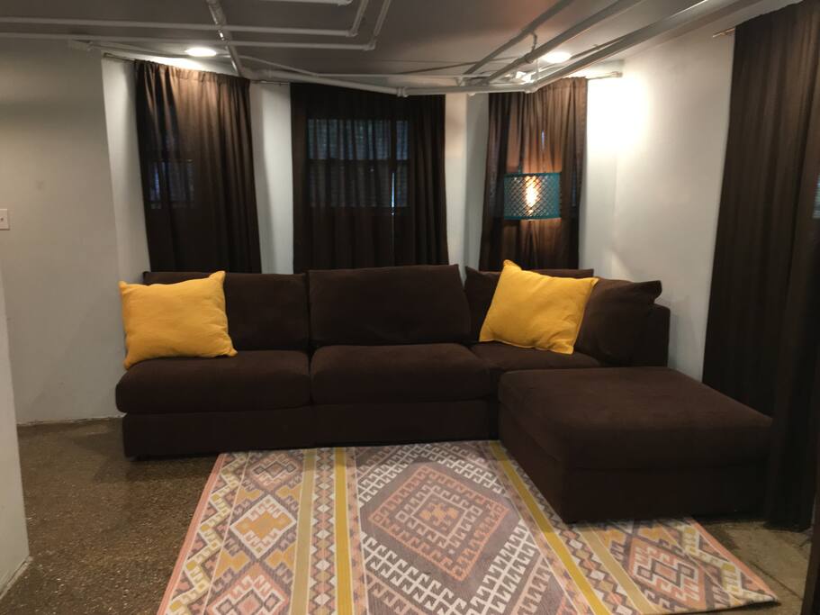Cozy sectional