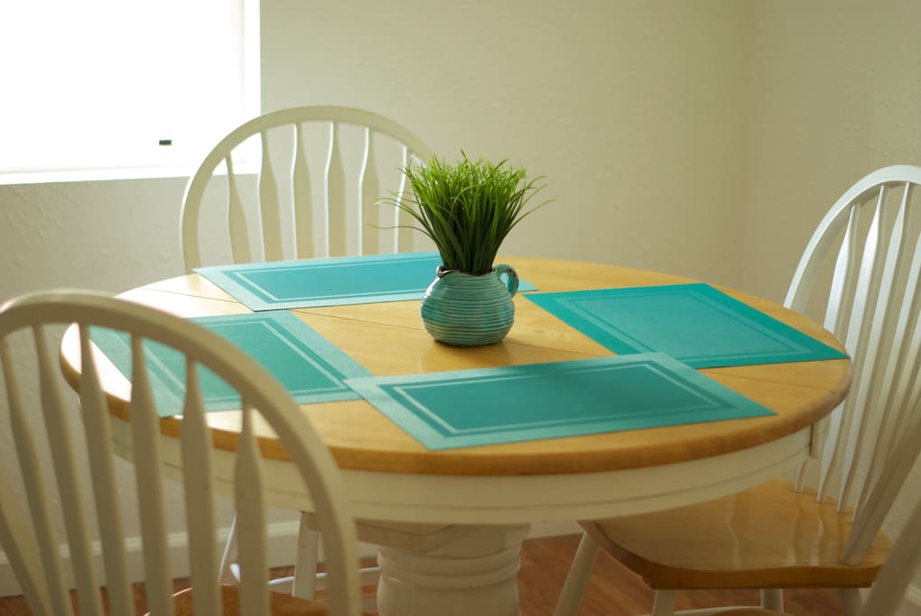 Separate dining space