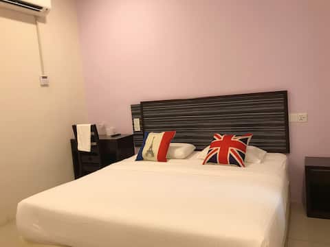 Cozy Bedroom with bathroom (town)