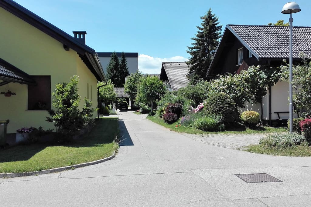 Road leading to the apartment.