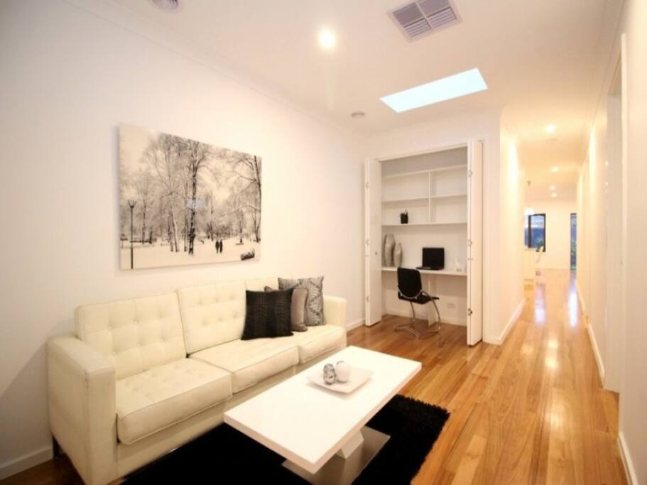 Extra living room and workspace
