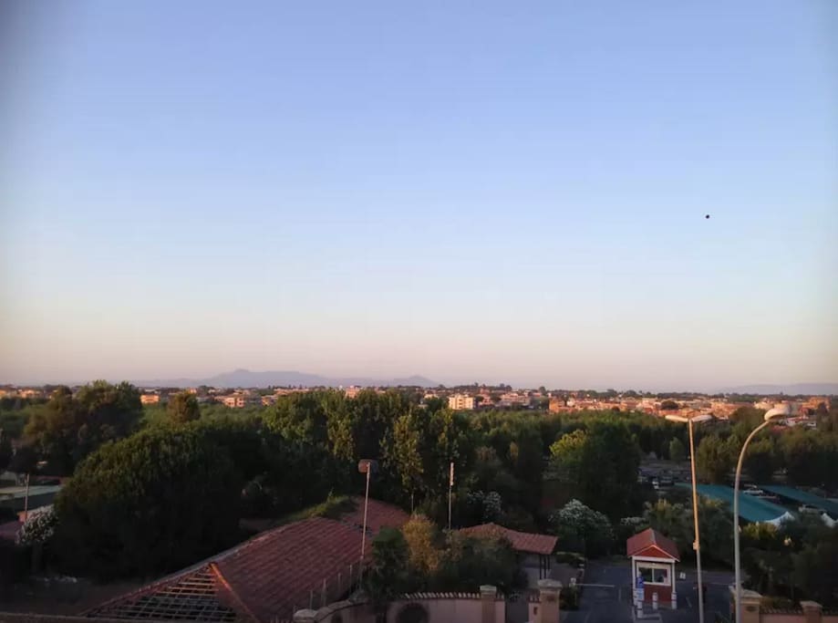 La vue sur les montagnes