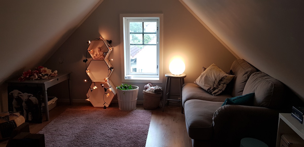 Პატარა დამატებითი მისაღები ოთახი 3 სართულზე საძინებლის გარეთ 1. Თუ საძინებლების გარეთ დამატებითი საწოლებია საჭირო, დივანი შეიძლება გადაკეთდეს 120 სმ სიგანის ორადგილიან საწოლად. Ასევე, ხელმისაწვდომია დამცავი საშუალებები. 