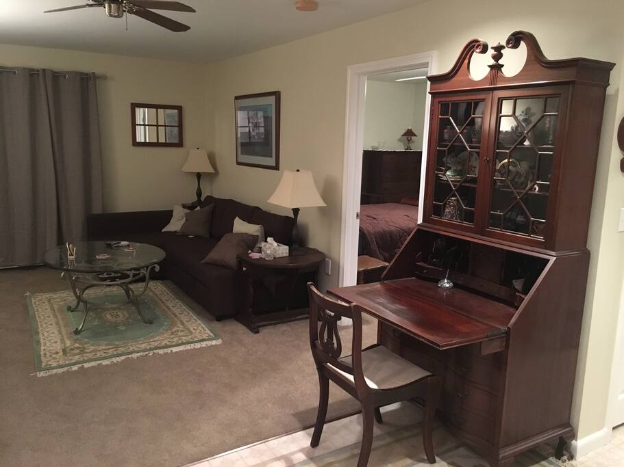 Couch converts to full size bed