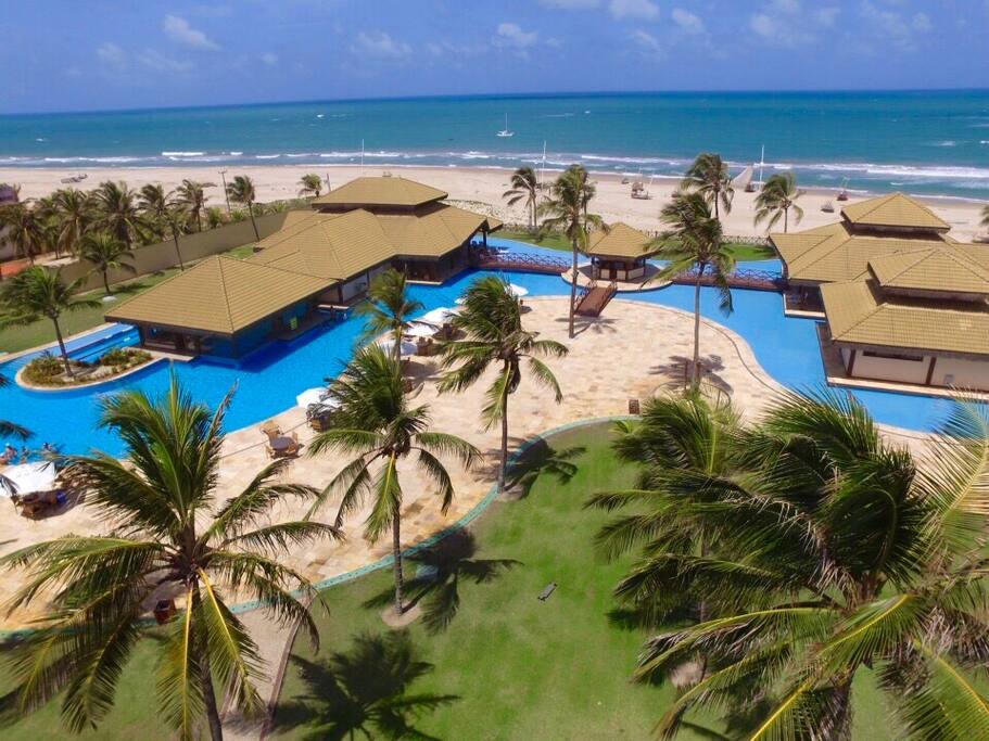 View of the pool complex