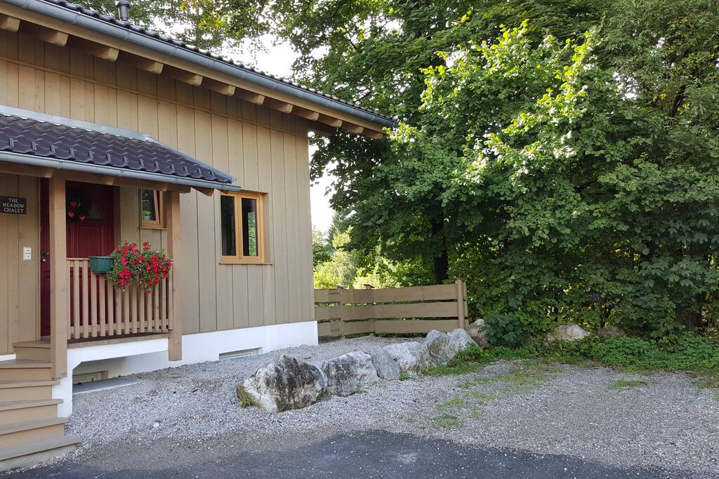 Parking in front of the house