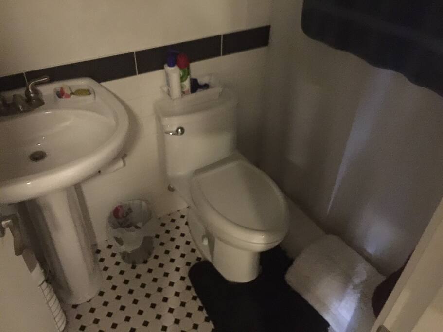 Bathroom with a shower