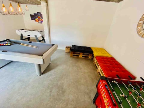 Spa Cottage with Billiards, Foosball 3 km from Colmar.