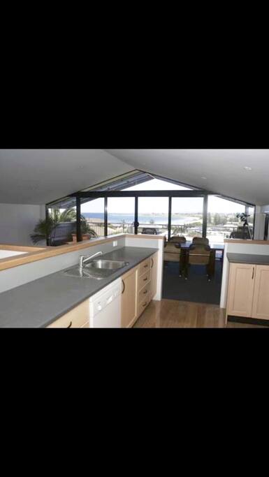 View from kitchen