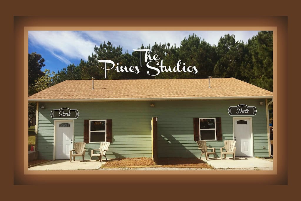 The Pines Studio South and North, They are Rented Seperately or Can Be Rented Together.